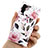 Funda Silicona Gel Goma Flores Carcasa S03 para Samsung Galaxy Note 10