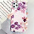 Funda Silicona Gel Goma Flores Carcasa S08 para Apple iPhone 11 Pro