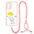 Funda Silicona Gel Goma Patron de Moda Carcasa con Acollador Cordon Lanyard Y01X para Xiaomi Mi 11X 5G