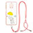 Funda Silicona Gel Goma Patron de Moda Carcasa con Acollador Cordon Lanyard Y01X para Xiaomi Poco M2 Pro