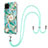 Funda Silicona Gel Goma Patron de Moda Carcasa con Acollador Cordon Lanyard Y02B para Samsung Galaxy A12 5G