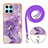 Funda Silicona Gel Goma Patron de Moda Carcasa con Acollador Cordon Lanyard Y05B para Huawei Honor X6