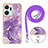 Funda Silicona Gel Goma Patron de Moda Carcasa con Acollador Cordon Lanyard Y05B para Huawei Honor X7a