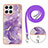 Funda Silicona Gel Goma Patron de Moda Carcasa con Acollador Cordon Lanyard Y05B para Huawei Honor X8 4G