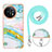 Funda Silicona Gel Goma Patron de Moda Carcasa con Acollador Cordon Lanyard Y05B para OnePlus 11 5G