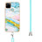 Funda Silicona Gel Goma Patron de Moda Carcasa con Acollador Cordon Lanyard Y05B para Realme C21Y