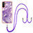 Funda Silicona Gel Goma Patron de Moda Carcasa con Acollador Cordon Lanyard Y05B para Samsung Galaxy A13 5G