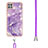 Funda Silicona Gel Goma Patron de Moda Carcasa con Acollador Cordon Lanyard Y05B para Samsung Galaxy F42 5G