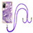 Funda Silicona Gel Goma Patron de Moda Carcasa con Acollador Cordon Lanyard Y05B para Samsung Galaxy S20 FE (2022) 5G