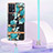 Funda Silicona Gel Goma Patron de Moda Carcasa con Acollador Cordon Lanyard Y06B para Realme 9 Pro 5G