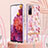 Funda Silicona Gel Goma Patron de Moda Carcasa con Acollador Cordon Lanyard Y06B para Samsung Galaxy S20 FE 5G