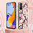 Funda Silicona Gel Goma Patron de Moda Carcasa con Acollador Cordon Lanyard Y06B para Xiaomi Redmi Note 12 Pro 4G