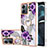 Funda Silicona Gel Goma Patron de Moda Carcasa con Acollador Cordon Lanyard YB3 para Motorola Moto G14