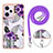 Funda Silicona Gel Goma Patron de Moda Carcasa con Acollador Cordon Lanyard YB3 para Xiaomi Redmi Note 12 Pro 5G