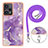 Funda Silicona Gel Goma Patron de Moda Carcasa con Acollador Cordon Lanyard YB5 para Xiaomi Poco F5 5G