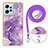 Funda Silicona Gel Goma Patron de Moda Carcasa con Acollador Cordon Lanyard YB5 para Xiaomi Redmi Note 12 4G