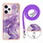 Funda Silicona Gel Goma Patron de Moda Carcasa con Acollador Cordon Lanyard YB5 para Xiaomi Redmi Note 12 Pro 5G