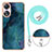 Funda Silicona Gel Goma Patron de Moda Carcasa con Acollador Cordon Lanyard YB7 para Oppo A58 5G