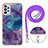 Funda Silicona Gel Goma Patron de Moda Carcasa con Acollador Cordon Lanyard YB7 para Samsung Galaxy A13 4G