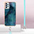 Funda Silicona Gel Goma Patron de Moda Carcasa con Acollador Cordon Lanyard YB7 para Samsung Galaxy A72 4G