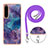 Funda Silicona Gel Goma Patron de Moda Carcasa con Acollador Cordon Lanyard YB7 para Sony Xperia 1 IV