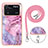 Funda Silicona Gel Goma Patron de Moda Carcasa con Acollador Cordon Lanyard YB7 para Xiaomi Poco M4 Pro 4G