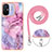 Funda Silicona Gel Goma Patron de Moda Carcasa con Acollador Cordon Lanyard YB7 para Xiaomi Redmi 11A 4G