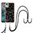 Funda Silicona Gel Goma Patron de Moda Carcasa con Acollador Cordon Lanyard YB8 para Nokia C12