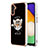 Funda Silicona Gel Goma Patron de Moda Carcasa con Acollador Cordon Lanyard YB8 para Samsung Galaxy A14 4G