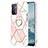 Funda Silicona Gel Goma Patron de Moda Carcasa con Anillo de dedo Soporte Y01B para OnePlus Nord N200 5G