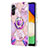 Funda Silicona Gel Goma Patron de Moda Carcasa con Anillo de dedo Soporte Y01B para Samsung Galaxy A04s