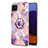 Funda Silicona Gel Goma Patron de Moda Carcasa con Anillo de dedo Soporte Y01B para Samsung Galaxy A22 5G