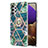 Funda Silicona Gel Goma Patron de Moda Carcasa con Anillo de dedo Soporte Y01B para Samsung Galaxy A32 4G