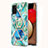 Funda Silicona Gel Goma Patron de Moda Carcasa con Anillo de dedo Soporte Y01B para Samsung Galaxy F02S SM-E025F