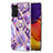 Funda Silicona Gel Goma Patron de Moda Carcasa con Anillo de dedo Soporte Y01B para Samsung Galaxy F54 5G