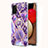 Funda Silicona Gel Goma Patron de Moda Carcasa con Anillo de dedo Soporte Y01B para Samsung Galaxy M02s