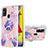 Funda Silicona Gel Goma Patron de Moda Carcasa con Anillo de dedo Soporte Y01B para Samsung Galaxy M31