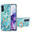 Funda Silicona Gel Goma Patron de Moda Carcasa con Anillo de dedo Soporte Y01B para Samsung Galaxy S20