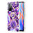 Funda Silicona Gel Goma Patron de Moda Carcasa con Anillo de dedo Soporte Y01B para Xiaomi Poco M4 Pro 5G