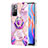 Funda Silicona Gel Goma Patron de Moda Carcasa con Anillo de dedo Soporte Y01B para Xiaomi Poco M4 Pro 5G