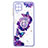 Funda Silicona Gel Goma Patron de Moda Carcasa con Anillo de dedo Soporte Y01X para Samsung Galaxy A22 4G