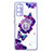 Funda Silicona Gel Goma Patron de Moda Carcasa con Anillo de dedo Soporte Y01X para Samsung Galaxy S20 FE (2022) 5G