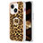 Funda Silicona Gel Goma Patron de Moda Carcasa con Anillo de dedo Soporte Y02B para Apple iPhone 13