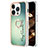 Funda Silicona Gel Goma Patron de Moda Carcasa con Anillo de dedo Soporte Y02B para Apple iPhone 13 Pro Max