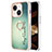 Funda Silicona Gel Goma Patron de Moda Carcasa con Anillo de dedo Soporte Y02B para Apple iPhone 15