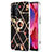 Funda Silicona Gel Goma Patron de Moda Carcasa con Anillo de dedo Soporte Y02B para Oppo A93 5G