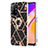 Funda Silicona Gel Goma Patron de Moda Carcasa con Anillo de dedo Soporte Y02B para Oppo A94 5G