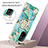 Funda Silicona Gel Goma Patron de Moda Carcasa con Anillo de dedo Soporte Y02B para Oppo A94 5G