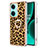 Funda Silicona Gel Goma Patron de Moda Carcasa con Anillo de dedo Soporte Y02B para Oppo K11x 5G