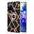 Funda Silicona Gel Goma Patron de Moda Carcasa con Anillo de dedo Soporte Y02B para Samsung Galaxy S20 FE (2022) 5G